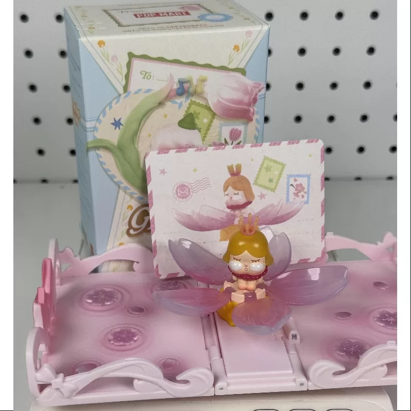 Crybaby Pop Mart Gift For You Greeting Card Series Crybaby Cherry Blossom