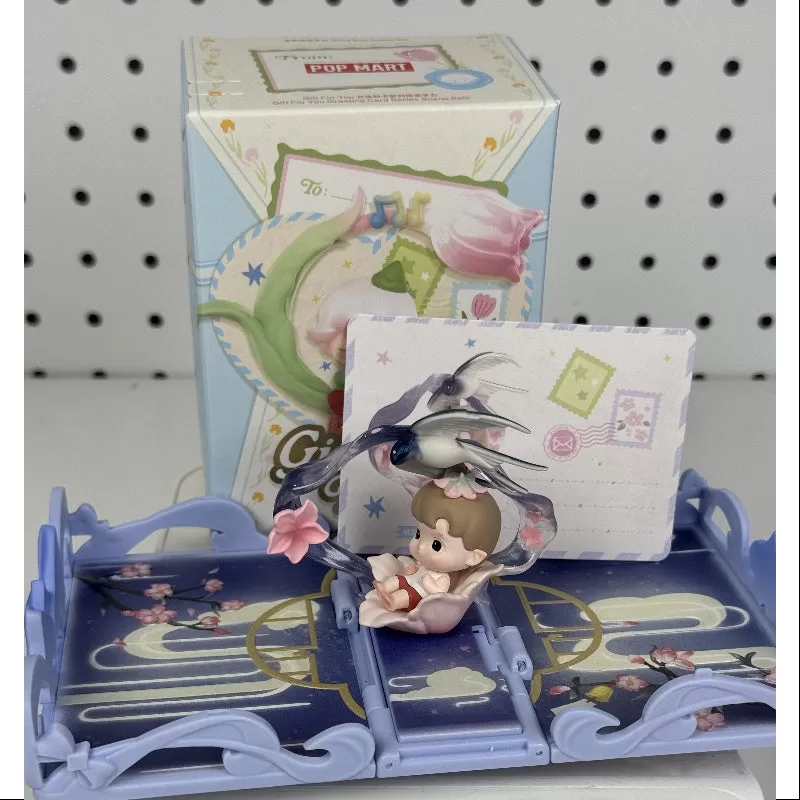 Hacipupu Pop Mart Gift For You Greeting Card Series Hacipupu Peach Blossom