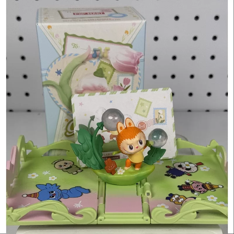 Labubu Pop Mart Gift For You Greeting Card Series Labubu Dandelion