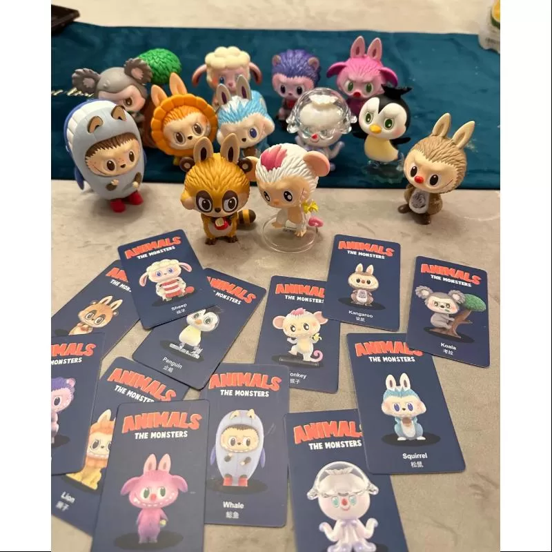 Labubu The Monsters Animals Series Whole Set Opened