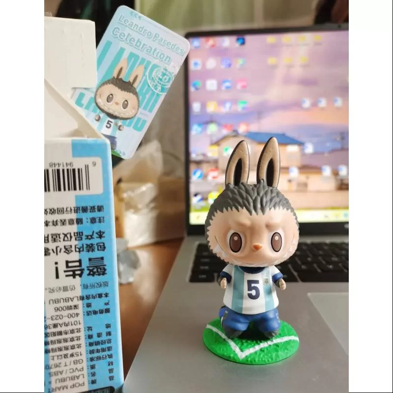 Labubu The Monsters Argentina Soccer Football Team Series Leandro Paredes Celebration Labubu The Monsters Argentina Soccer Football Team Series Leandro Paredes Celebration