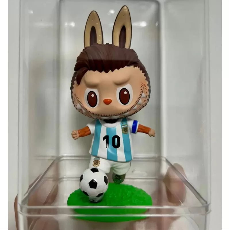 Labubu The Monsters Argentina Soccer Football Team Series Lionel Messi Dribbling Labubu The Monsters Argentina Soccer Football Team Series Lionel Messi Dribbling