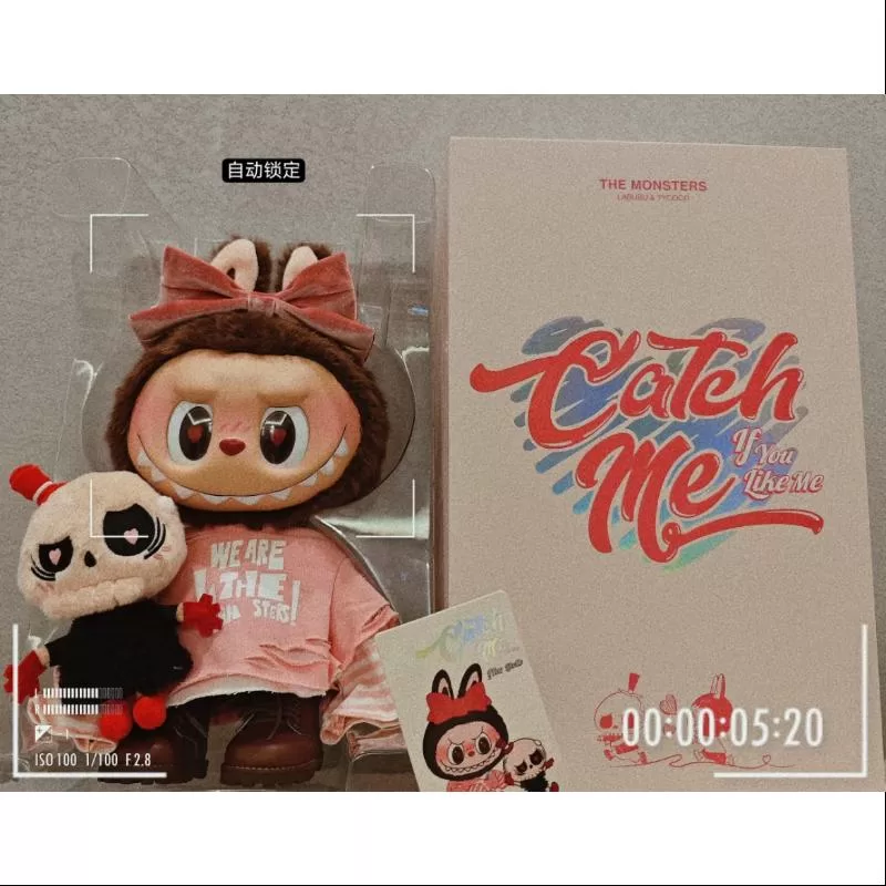 Labubu The Monsters Catch Me If You Like Me Series Vinyl Doll Secret Pink Rare Limited Edition