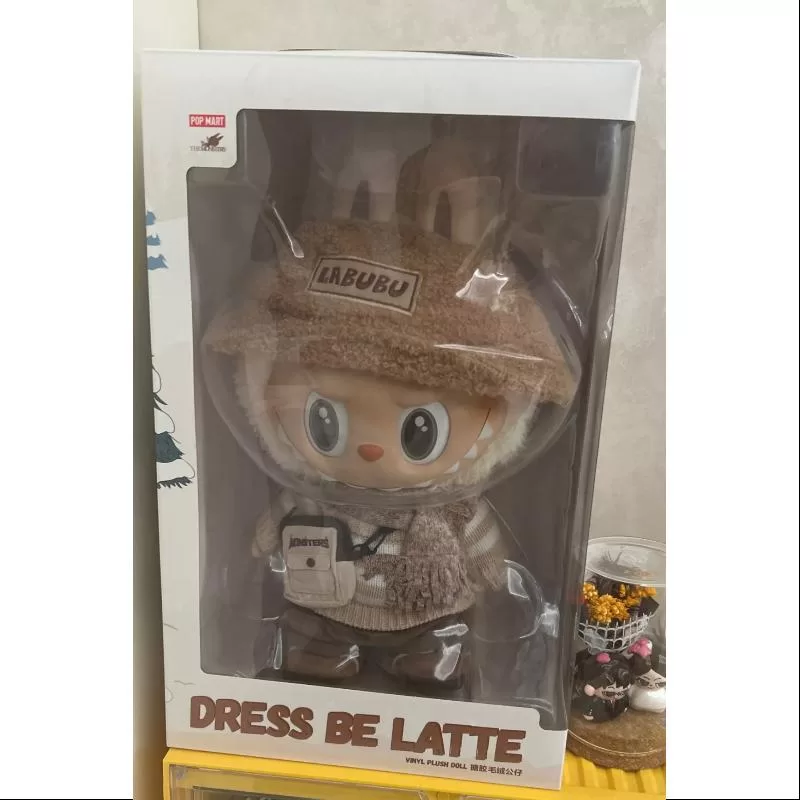 Labubu The Monsters Dress be Latte Vinyl Plush Doll Limited Edition