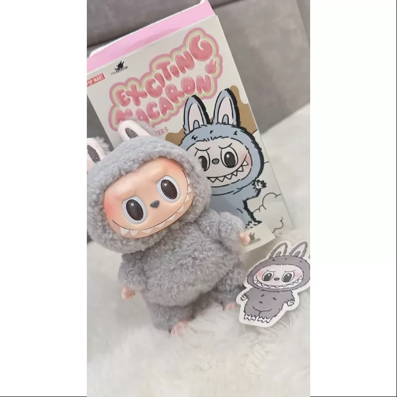 Labubu The Monsters Exciting Macaron Vinyl Face Series Sesame Bean