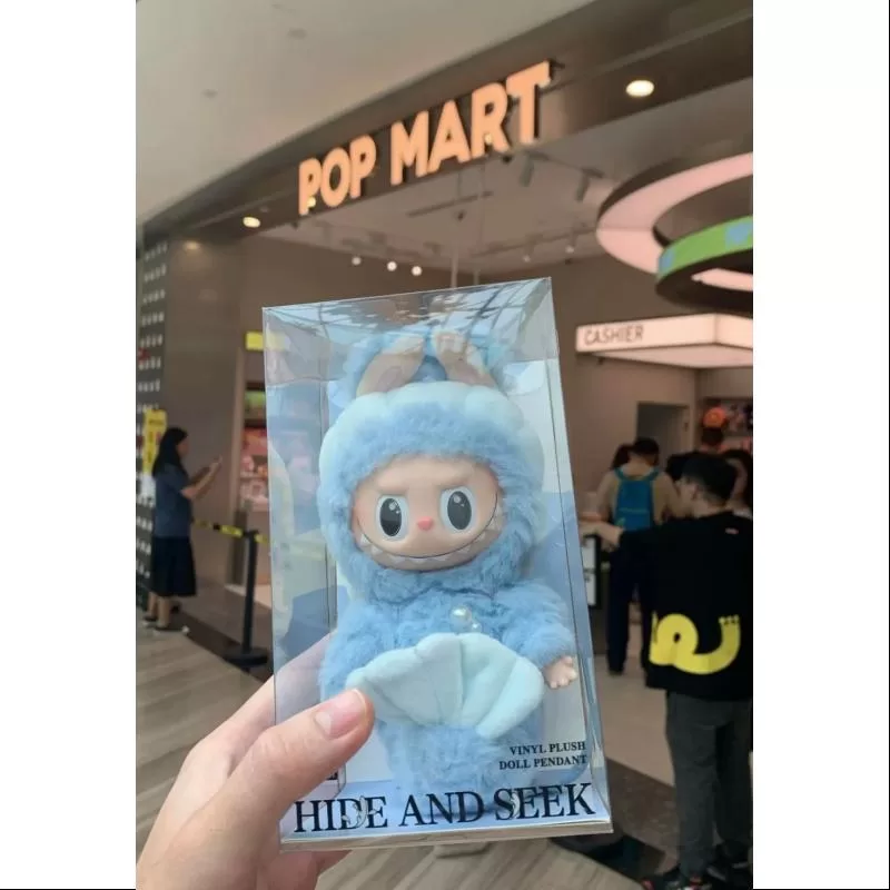 Labubu The Monsters Hide and Seek In Singapore Vinyl Plush Doll Pendant Limited Edition