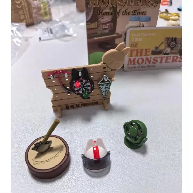 Labubu The Monsters Home of the Elves Series Tool Corner