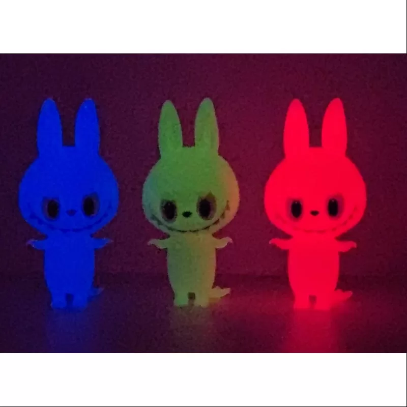 Labubu The Monsters Mini Zimomo Cone u0026 Axis u0026 Norm 2020 STS Set LIMITED(Glow in Dark)