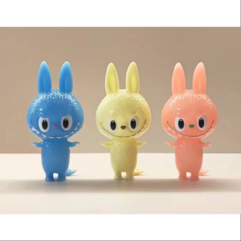 Labubu The Monsters Mini Zimomo Cone u0026 Axis u0026 Norm 2020 STS Set LIMITED(Glow in Dark)