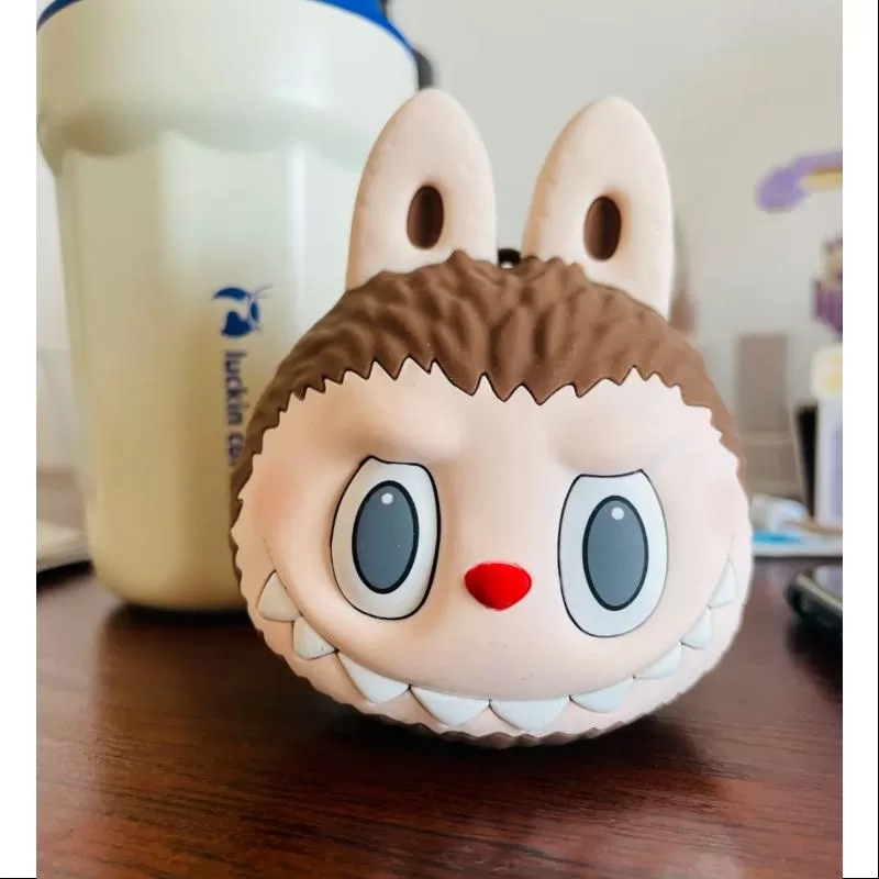 Labubu The Monsters Originals Brown Silicone Earphone Bag LIMITED