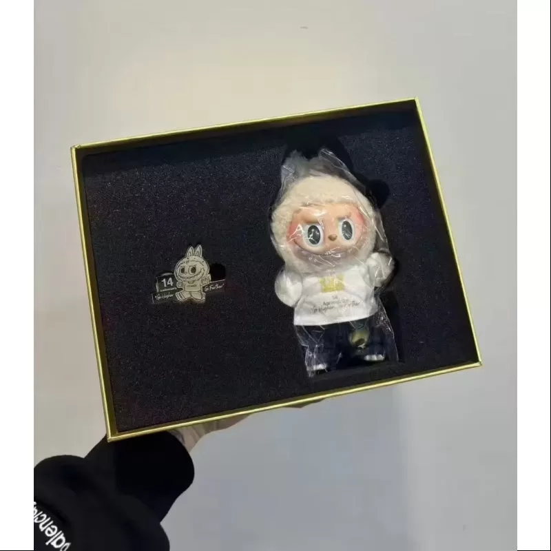 Labubu The Monsters Pop Mart 14th Anniversary Vinyl Plush Pendant 2024 Limited Edition