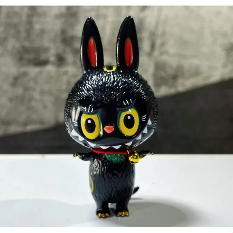 Labubu The Monsters The Little Monsters Zimomo Series 4 Maneki Black Ver. Labubu The Monsters The Little Monsters Zimomo Series 4 Maneki Black Ver.