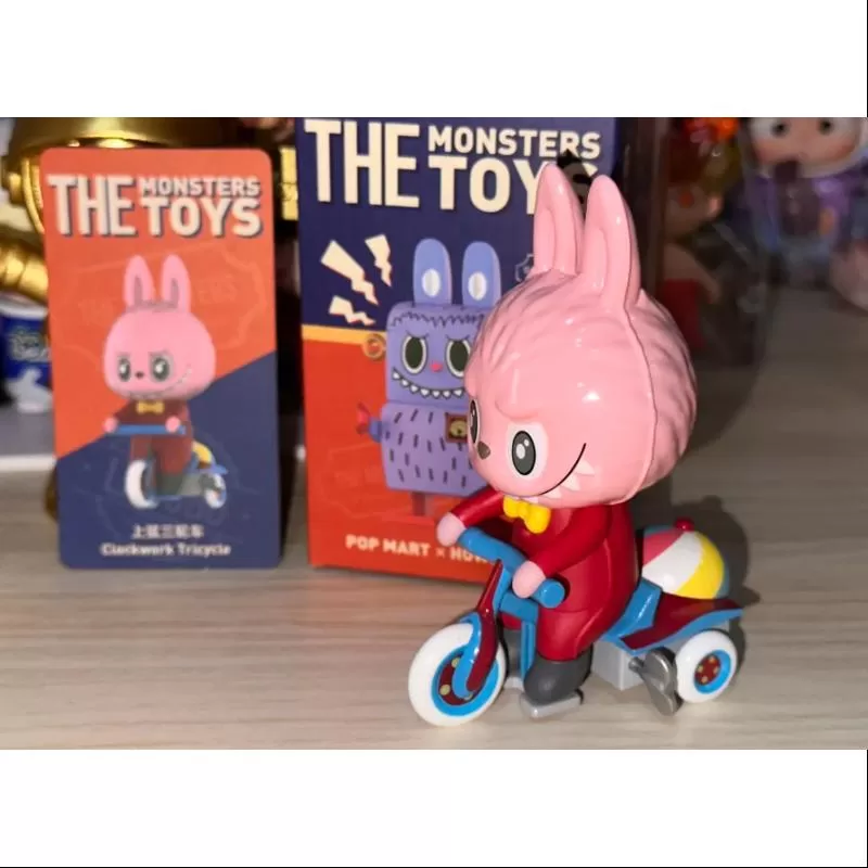 Labubu The Monsters Toys Series Clockwork Tricycle