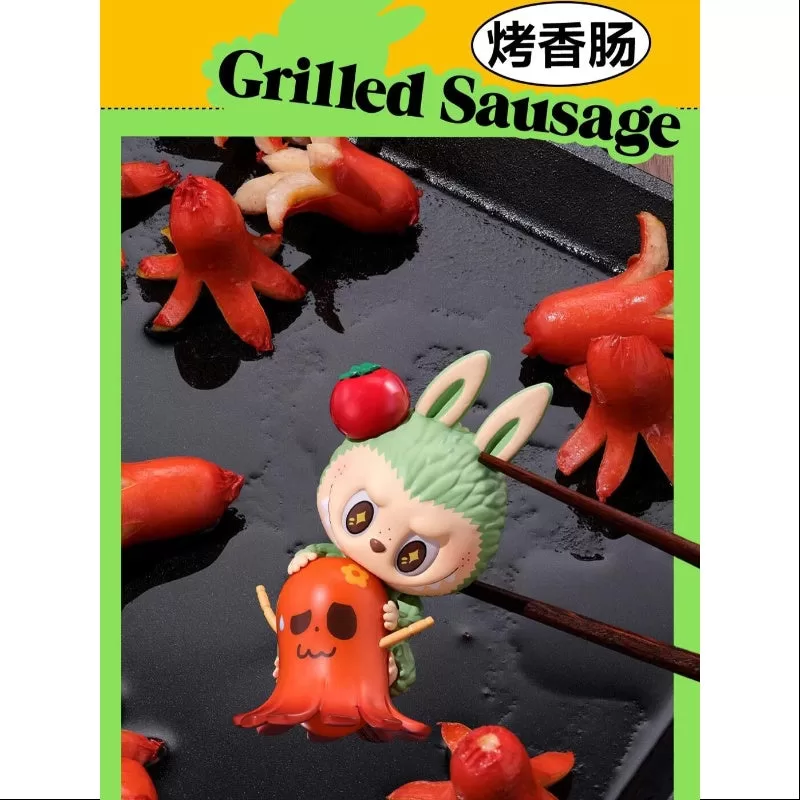 Labubu The Monsters Wacky Mart Series Grilled Sausage Labubu The Monsters Wacky Mart Series Grilled Sausage