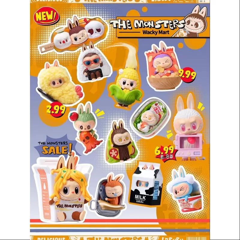 Labubu The Monsters Wacky Mart Series Whole Set Brand New With Plastic