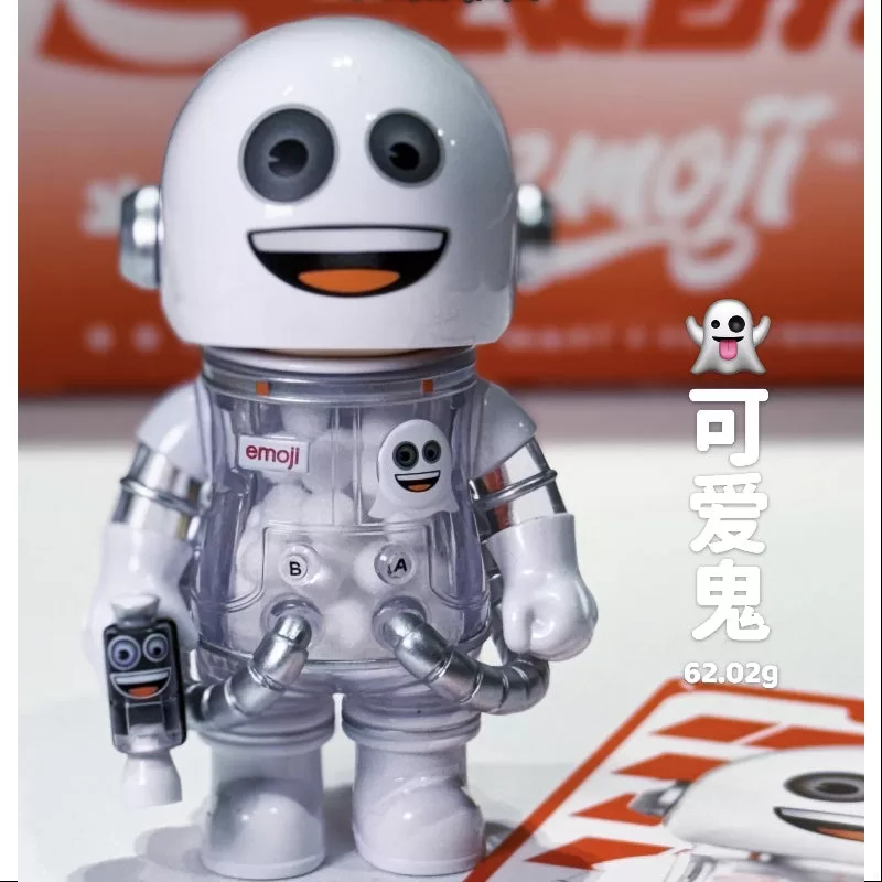 MEGA SPACE MOLLY 100% X emoji Series CAUTION THE GHOST IS HERE