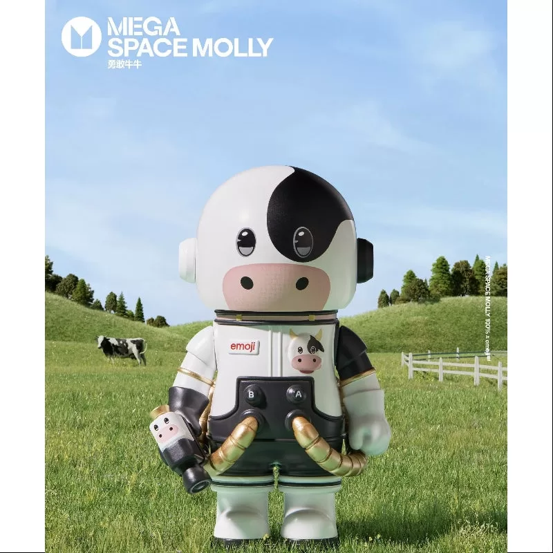 MEGA SPACE MOLLY 100% X emoji Series COW ON ME