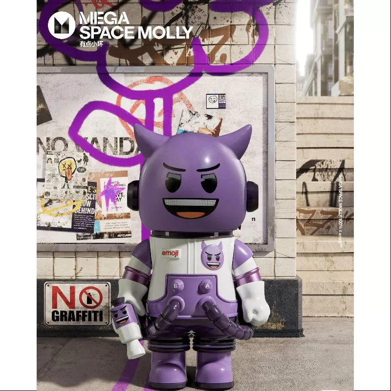 MEGA SPACE MOLLY 100% X emoji Series LIL DEVIL