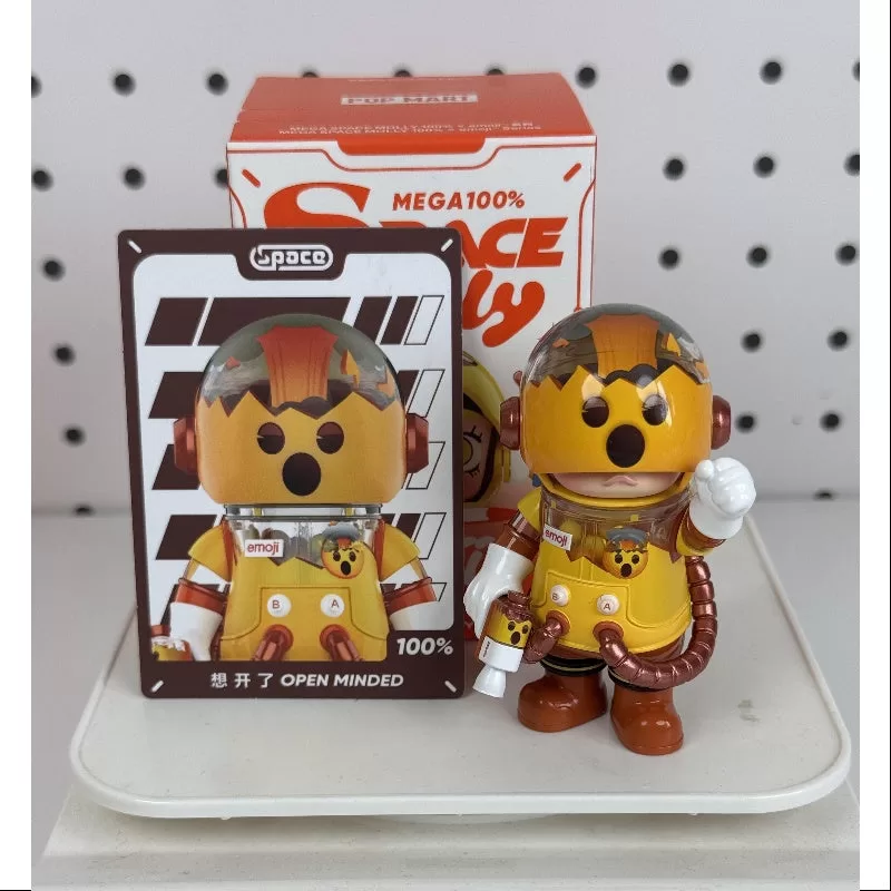 MEGA SPACE MOLLY 100% X emoji Series Secret OPEN MINDED(1/108)