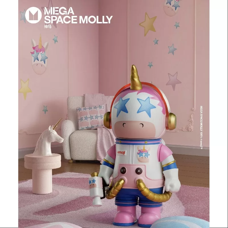 MEGA SPACE MOLLY 100% X emoji Series Secret UNICORN(1/108)