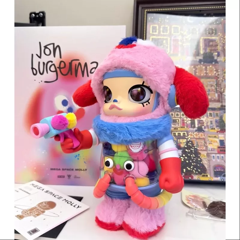 MEGA SPACE MOLLY 400% Jon Burgerman 2025 Limited Edition MEGA SPACE MOLLY 400% Jon Burgerman 2025 Limited Edition