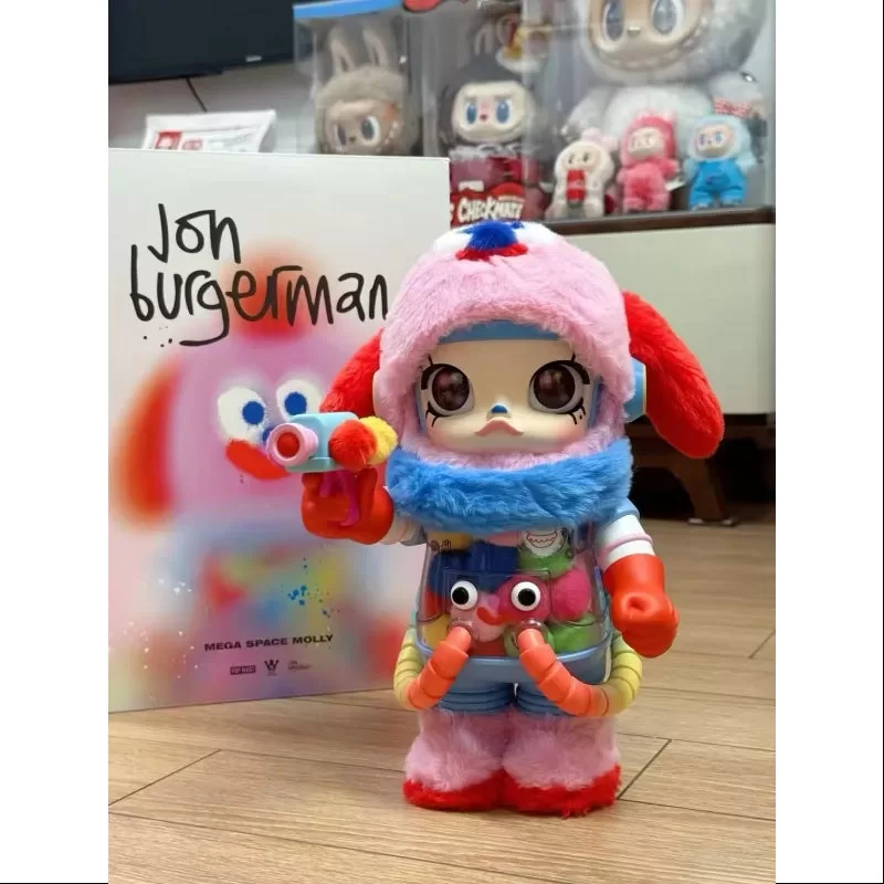 MEGA SPACE MOLLY 400% Jon Burgerman 2025 Limited Edition MEGA SPACE MOLLY 400% Jon Burgerman 2025 Limited Edition