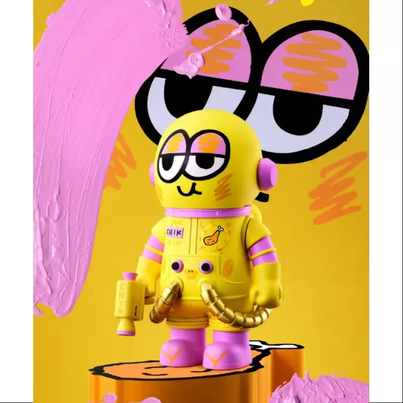 MEGA SPACE MOLLY 400% Jon Burgerman Space Cadets Series CHIK 2025 Limited Edition