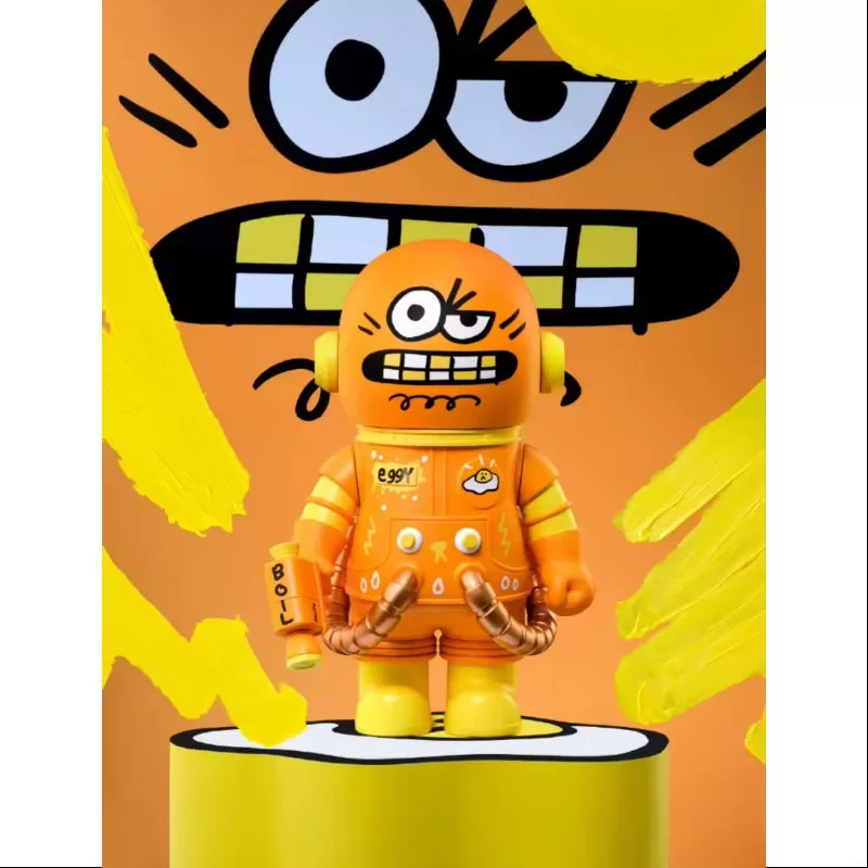 MEGA SPACE MOLLY 400% Jon Burgerman Space Cadets Series EGGY 2025 Limited Edition