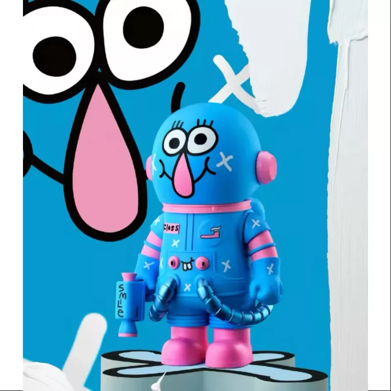 MEGA SPACE MOLLY 400% Jon Burgerman Space Cadets Series FLOSS 2025 Limited Edition