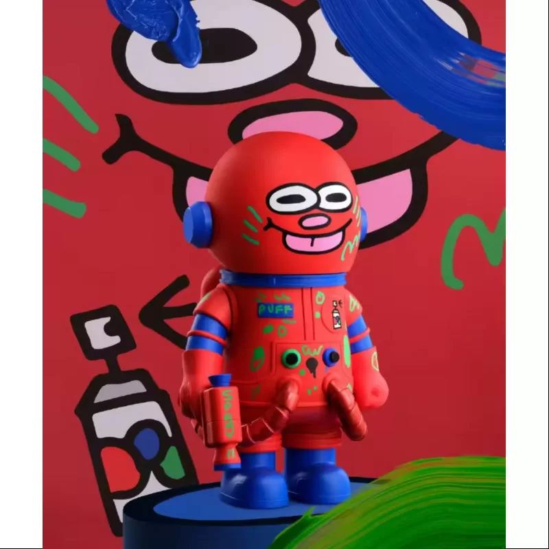 MEGA SPACE MOLLY 400% Jon Burgerman Space Cadets Series PUFF 2025 Limited Edition