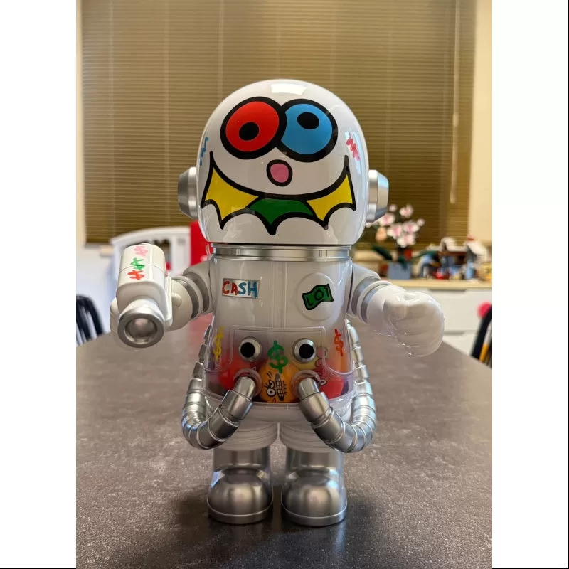 MEGA SPACE MOLLY 400% Jon Burgerman Space Cadets Series Secret CASH 2025 Limited Edition