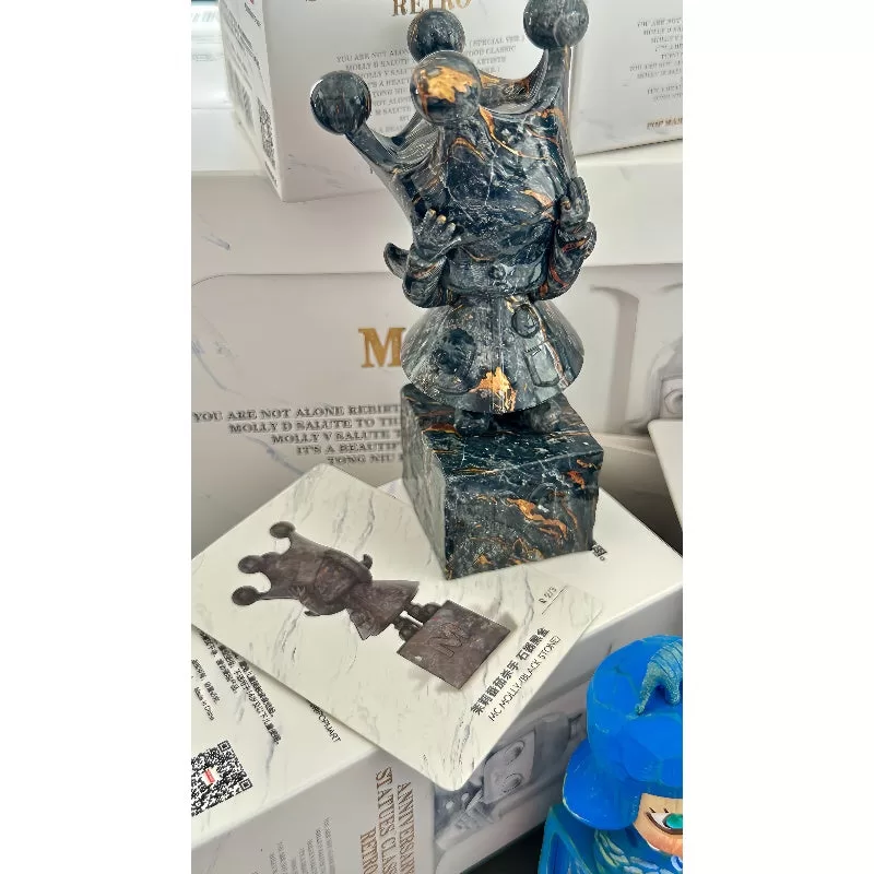 MOLLY Anniversary Statues Classical Retro 2 Series Secret MC MOLLY(Black Stone)