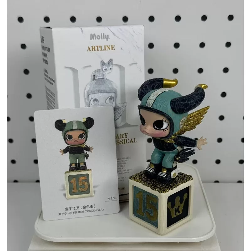 MOLLY Anniversary Statues Classical Retro 2 Series Tong Niu Fei Tian(Golden Ver.)