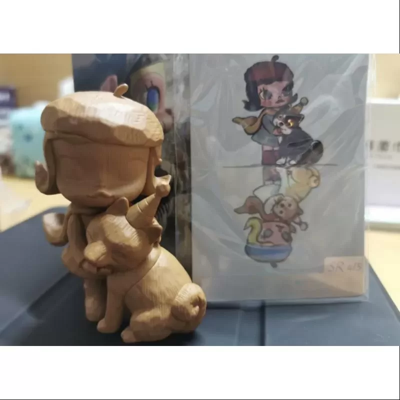 MOLLY Anniversary Statues Classical Retro Series 1 With You for 12 Years(Wooden ver.)