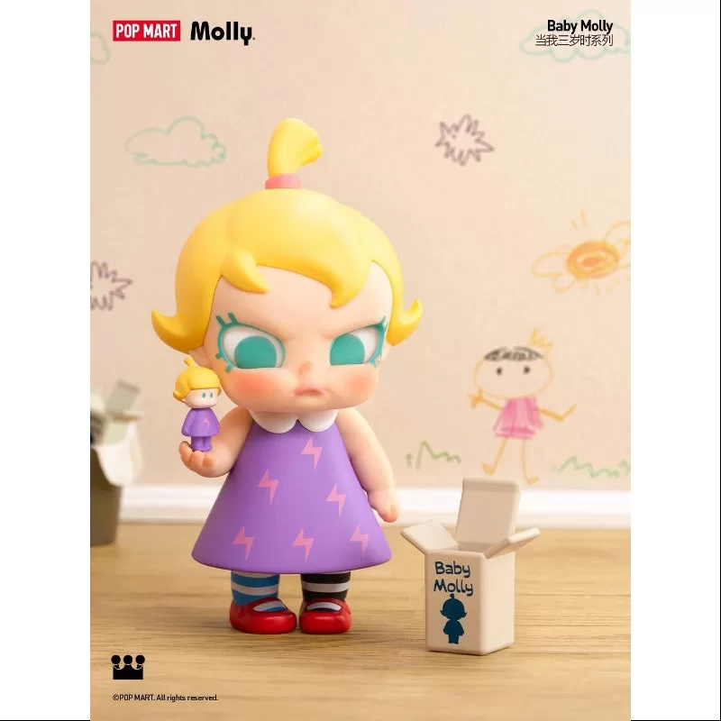 MOLLY Baby Molly When I was Three Series Whole Set Opened MOLLY Baby Molly When I was Three Series Whole Set Opened
