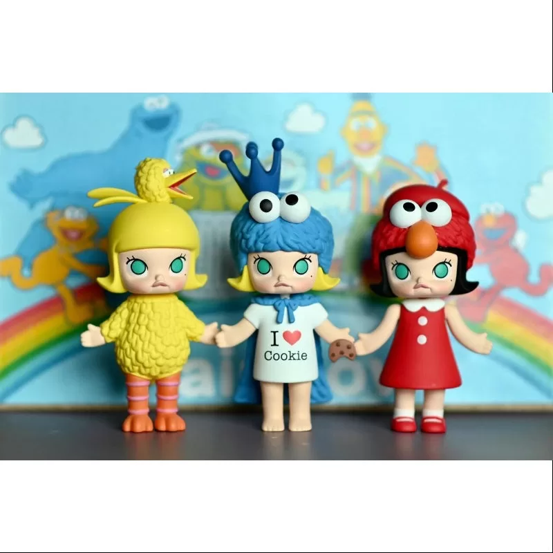 MOLLY Elmo u0026 Cookie Monster u0026 Big Bird (3PCS) Figurine 2020 Limited Edition
