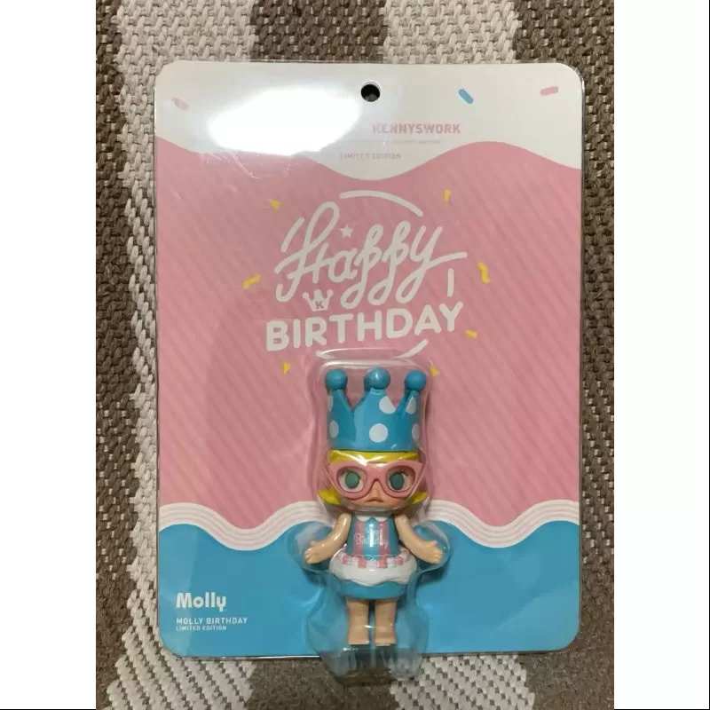 MOLLY Happy Birthday Blue Figurine 2016 Limited Edition