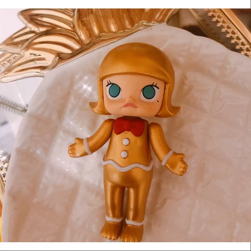 MOLLY Merry Christmas 2016 Series Gingerbread man gold