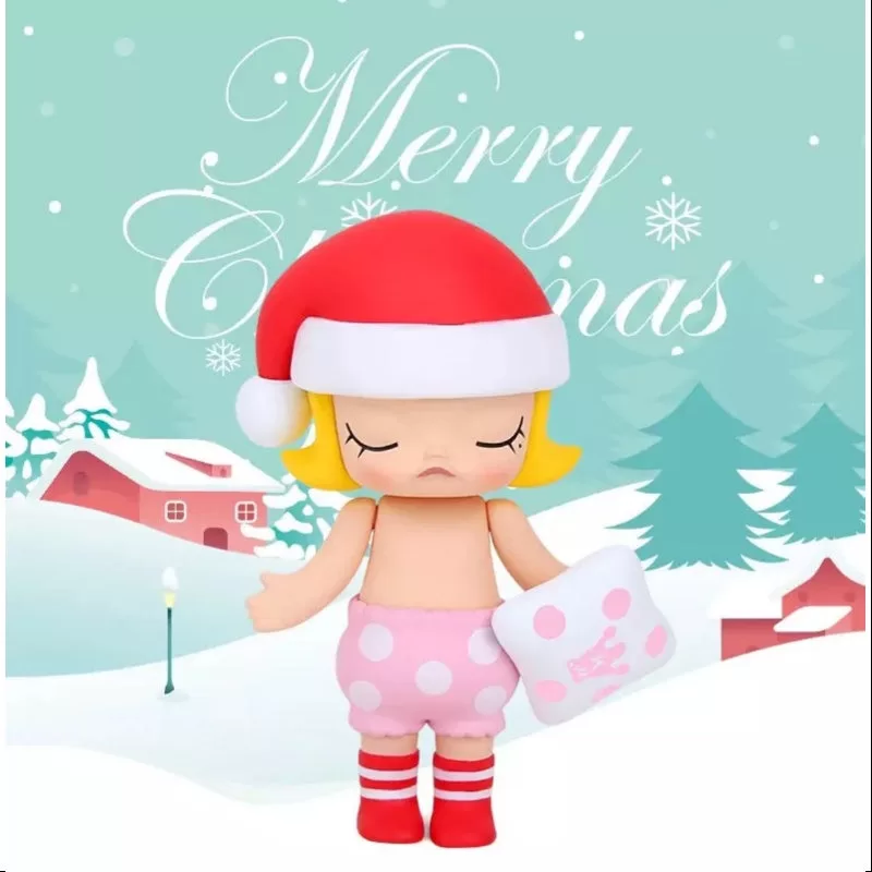 MOLLY Merry Christmas 2017 Series Sleeping Baby-Red