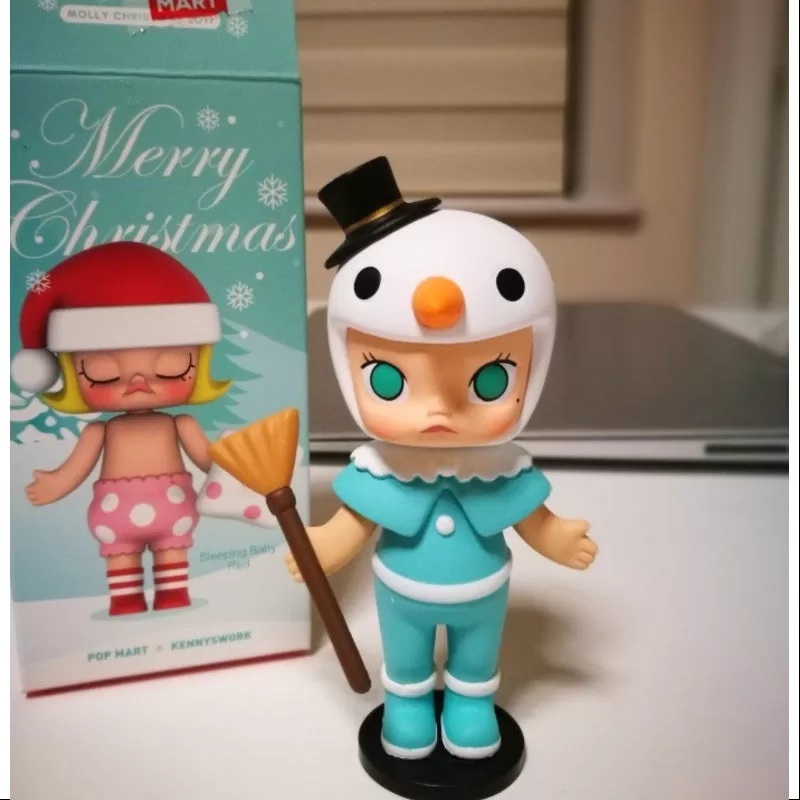 MOLLY Merry Christmas 2017 Series Snowman-Blue
