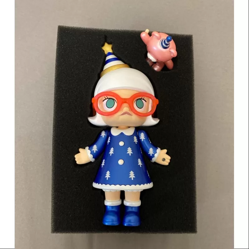 MOLLY Merry Christmas Blue Large 2017 Limited Edition