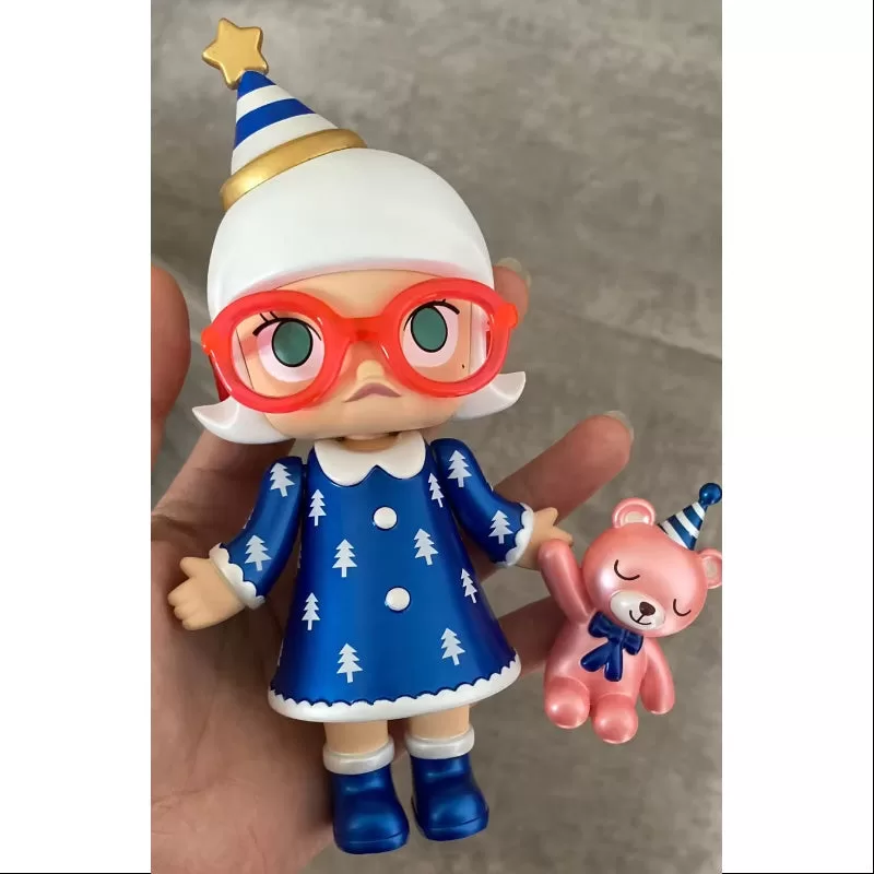 MOLLY Merry Christmas Blue Large 2017 Limited Edition