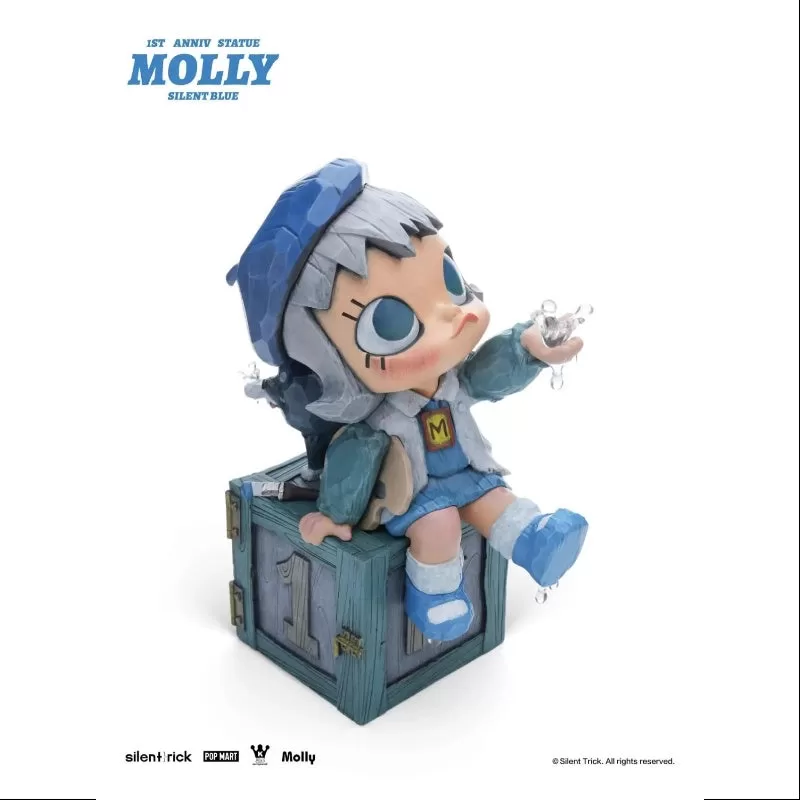 MOLLY x Silent Trick Molly 1st Anniversary Statue Silent Blue 2024 LIMITED MOLLY x Silent Trick Molly 1st Anniversary Statue Silent Blue 2024 LIMITED