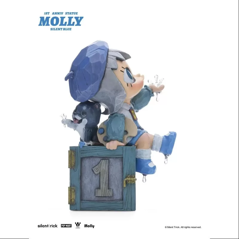 MOLLY x Silent Trick Molly 1st Anniversary Statue Silent Blue 2024 LIMITED MOLLY x Silent Trick Molly 1st Anniversary Statue Silent Blue 2024 LIMITED