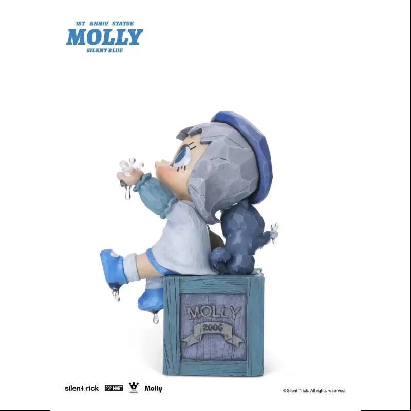 MOLLY x Silent Trick Molly 1st Anniversary Statue Silent Blue 2024 LIMITED MOLLY x Silent Trick Molly 1st Anniversary Statue Silent Blue 2024 LIMITED