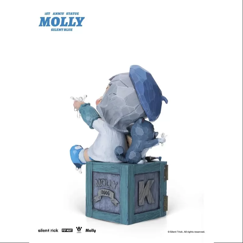 MOLLY x Silent Trick Molly 1st Anniversary Statue Silent Blue 2024 LIMITED MOLLY x Silent Trick Molly 1st Anniversary Statue Silent Blue 2024 LIMITED