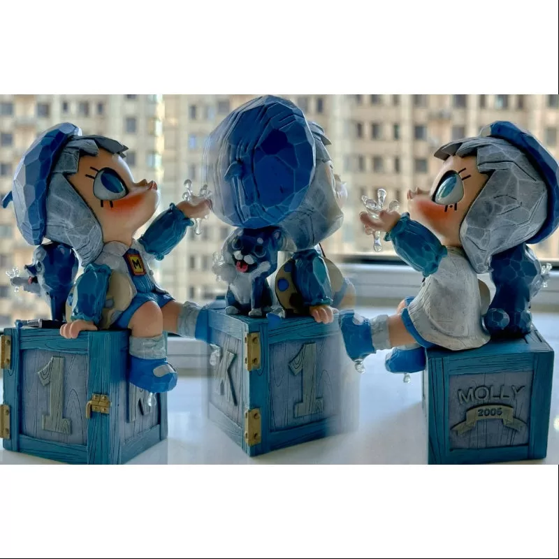 MOLLY x Silent Trick Molly 1st Anniversary Statue Silent Blue 2024 LIMITED MOLLY x Silent Trick Molly 1st Anniversary Statue Silent Blue 2024 LIMITED