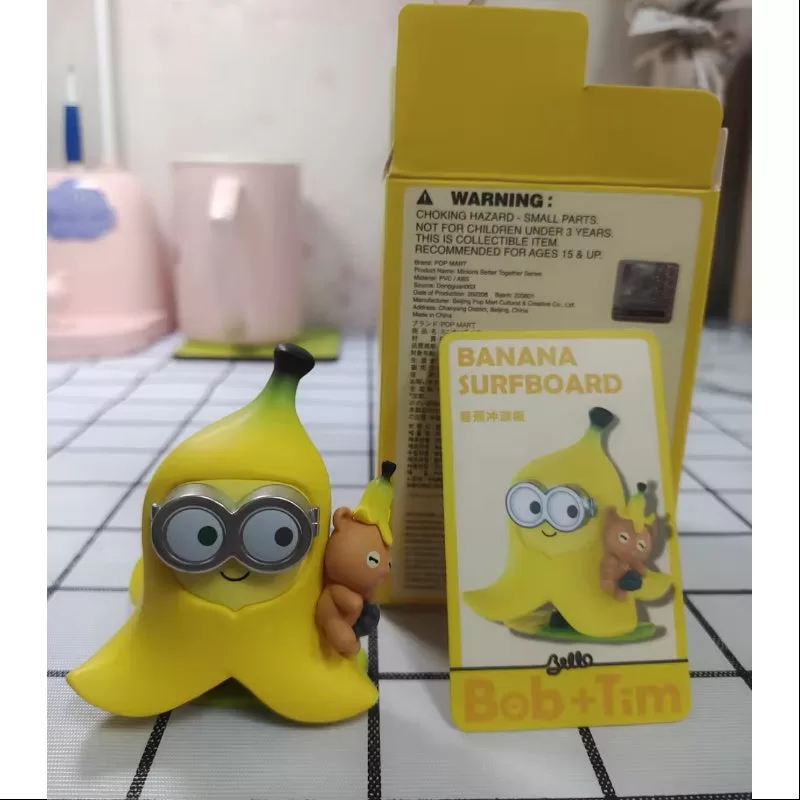 Minions Bob + Tim Better Together Series Banana Surfboard