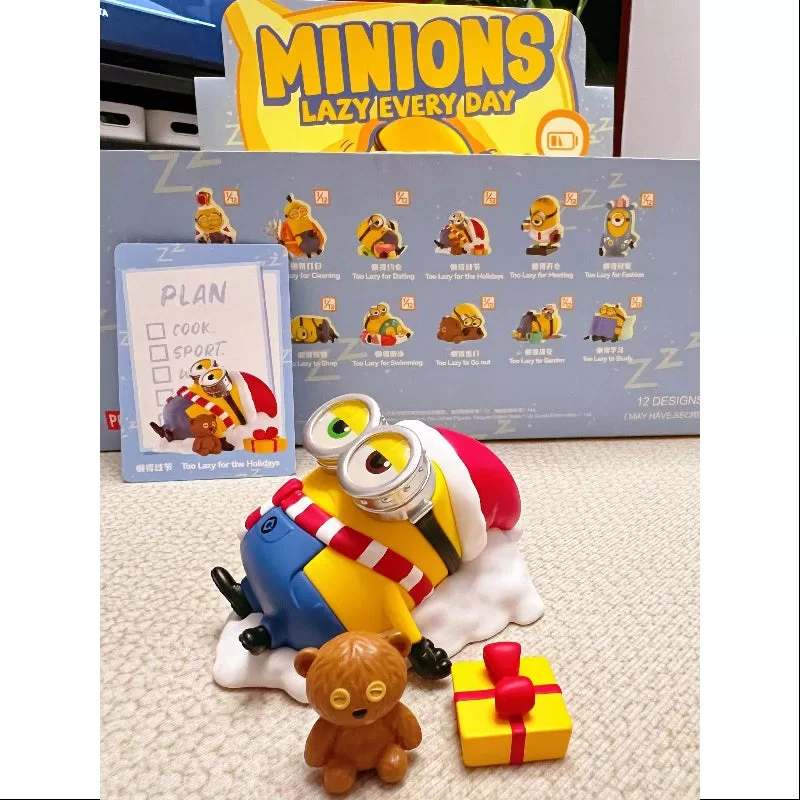 Minions Lazy Every Day Series Whole Set Opened