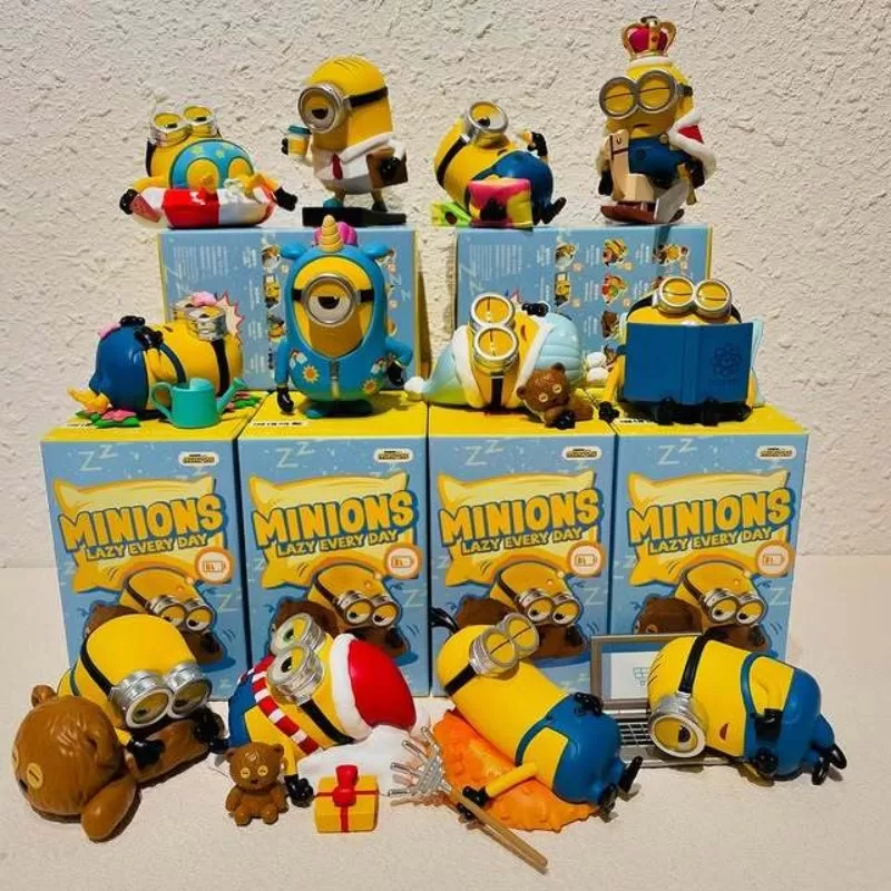 Minions Lazy Every Day Series Whole Set Opened
